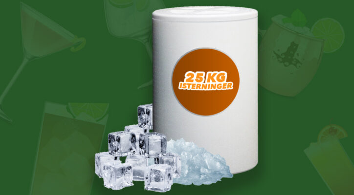 Bestil isterninger og knust is hos Billigfadøl