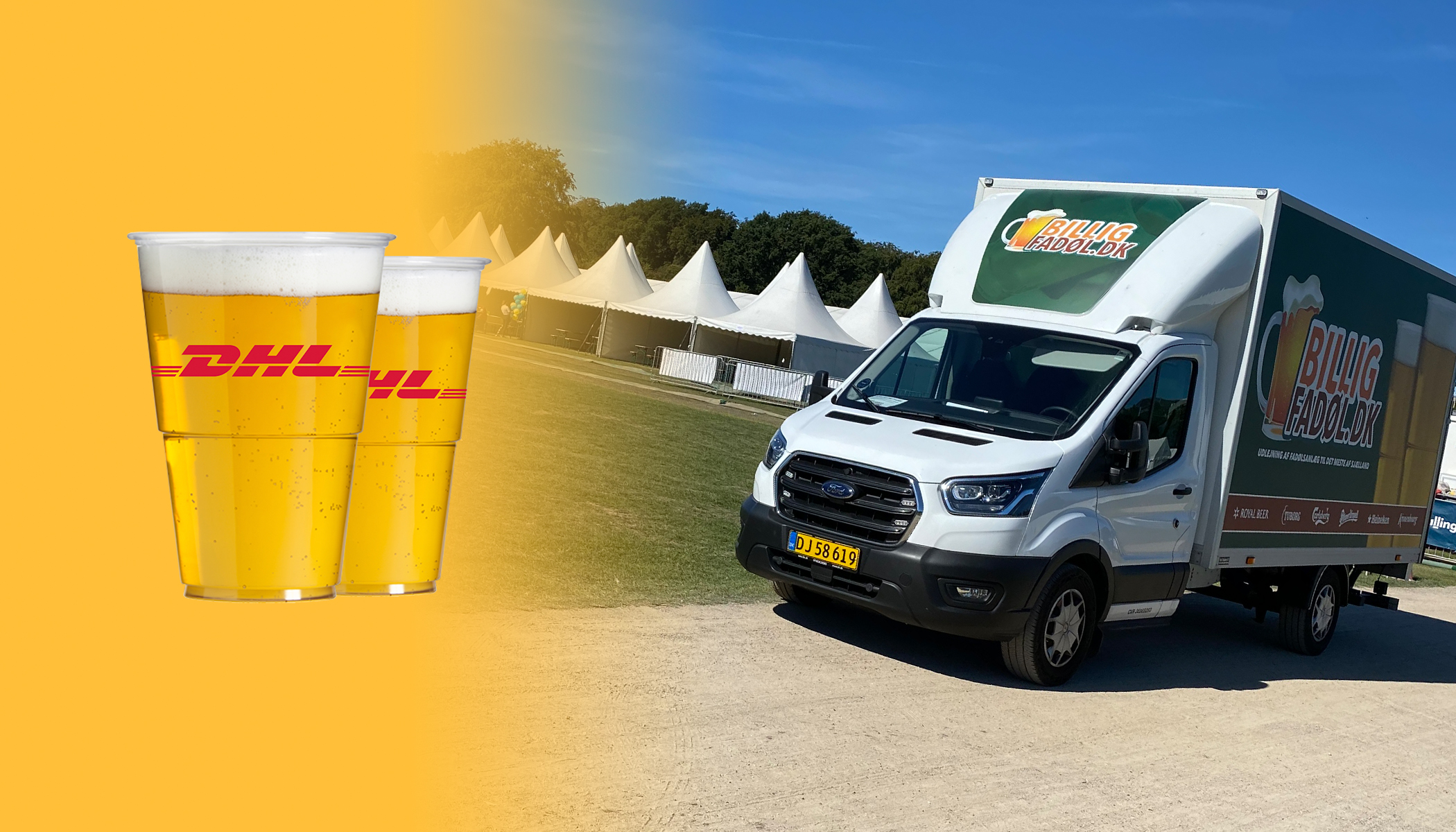 Fadøl fra Billigfadøl til DHL-Stafetten