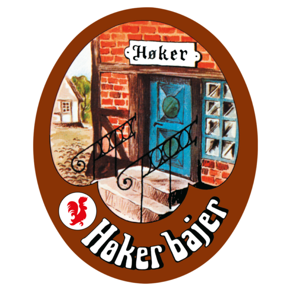 Hancock Høker Bajer Pilsner etiket