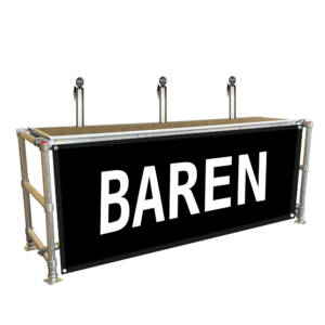 Stilladsbar med 3 fadølshaner - Lej fadølsanlæg sammen med stilladsbar