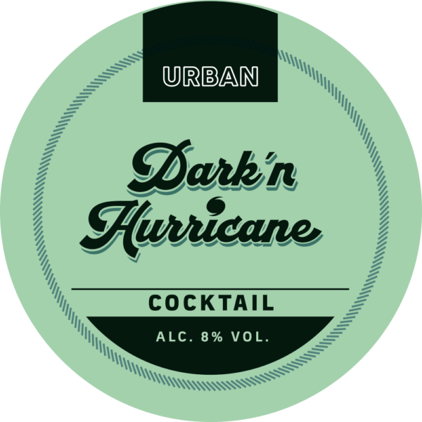 Etiket Urban Cocktails Dark'N Hurricane