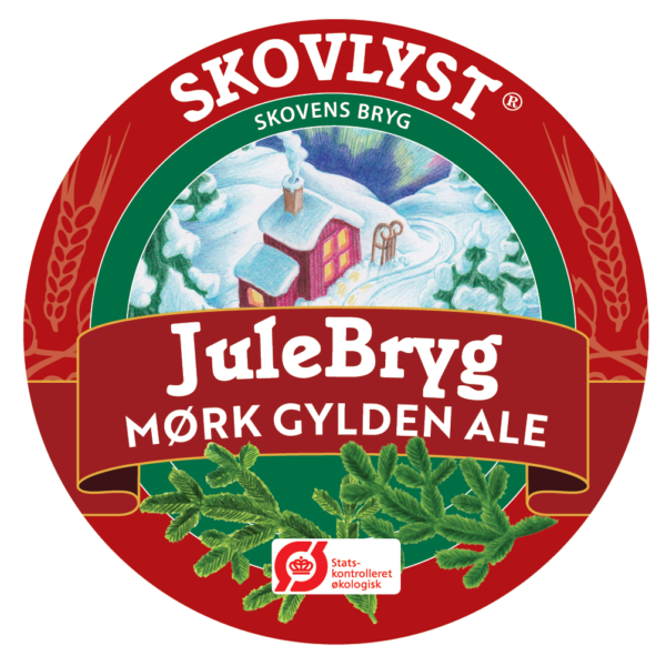 Etiket på Skovlyst Øko Julebryg