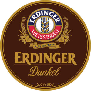 Erdinger Dunkel etiket