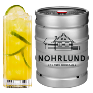 Nohrlund Gin Mango Smash 20 ltr fustage - Lej fadølsanlæg med kolde cocktails