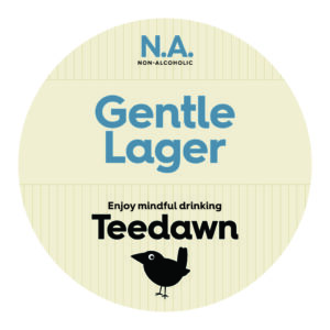 Teedawn Gentle Lager etiket