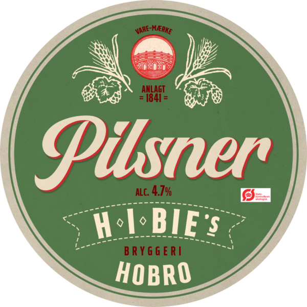 Bie´s Øko Pilsner etiket