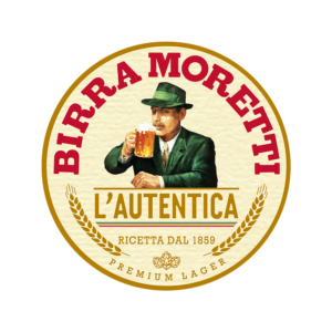 Birra Moretti fadøl etiket